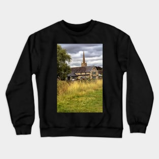 Lechlade From The Thames Path Crewneck Sweatshirt